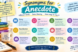 synonyms for anecdote