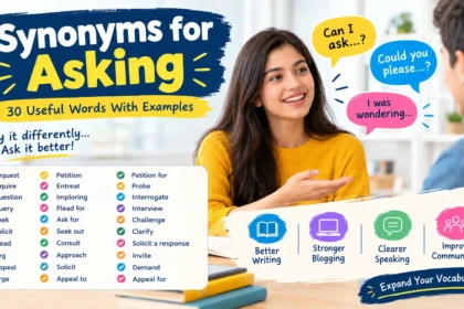 synonyms for asking