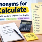 synonyms for calculate