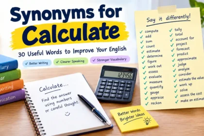 synonyms for calculate