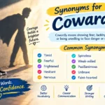 synonyms for cowardly
