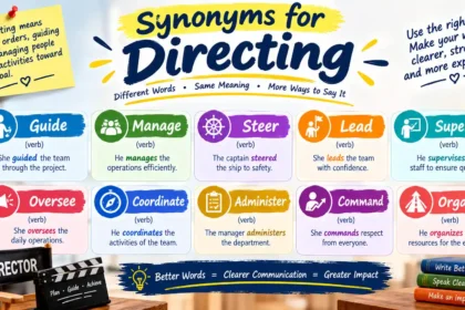 synonyms for directing