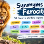 synonyms for ferocity