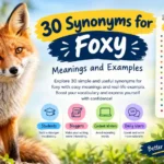 synonyms for foxy
