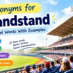synonyms for grandstand