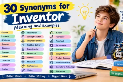 synonyms for inventor