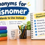 synonyms for misnomer