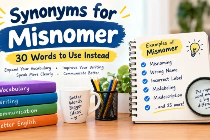 synonyms for misnomer