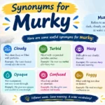 synonyms for murky