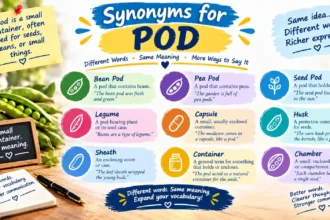 synonyms for pod