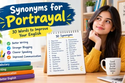 synonyms for portrayal