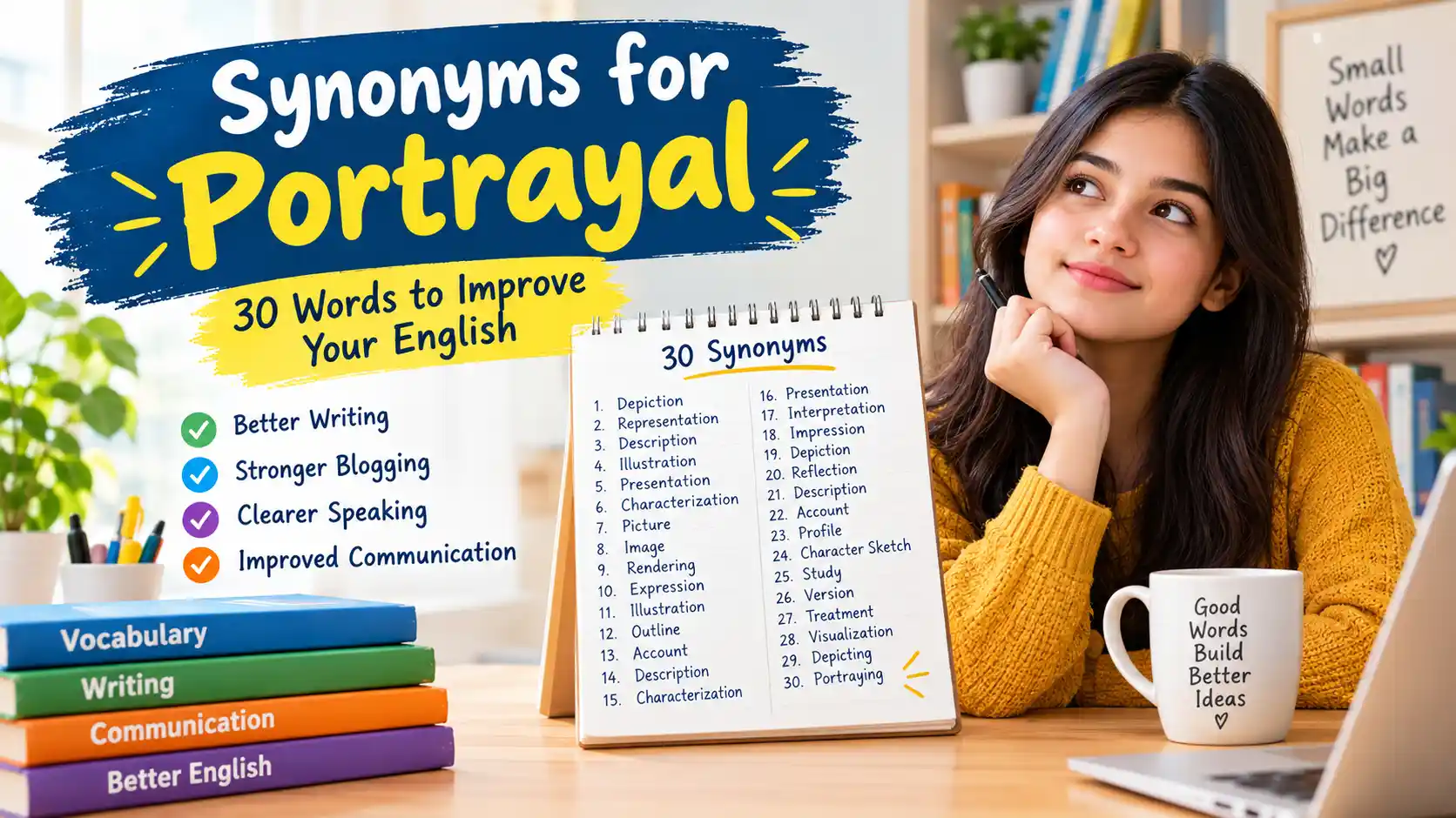 synonyms for portrayal