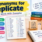 synonyms for replicate