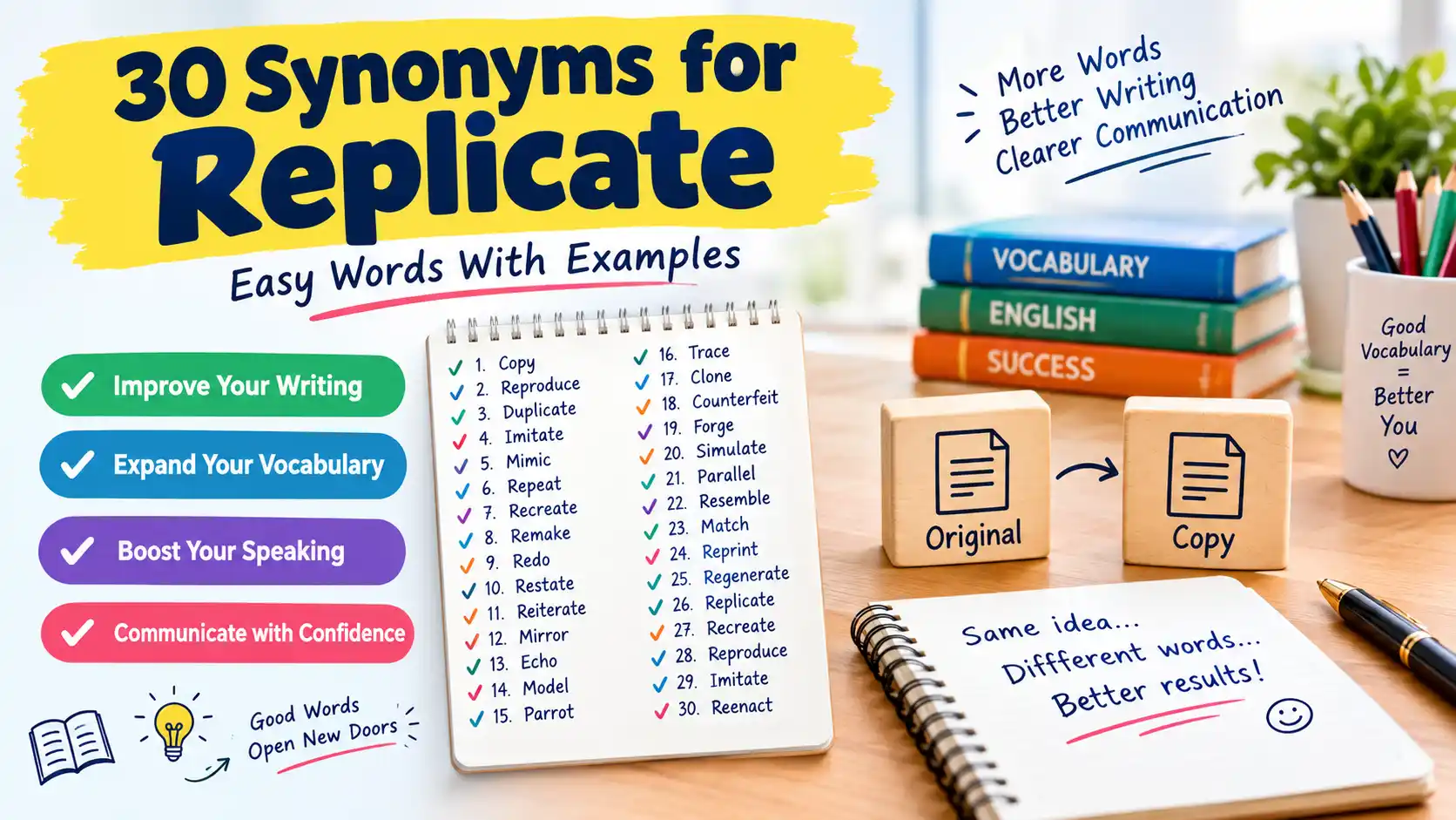 synonyms for replicate