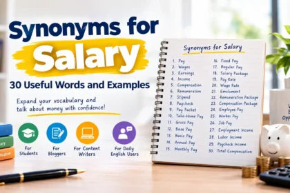 synonyms for salary