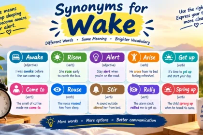 synonyms for wake