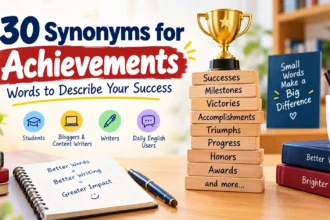 synonyms for achievements