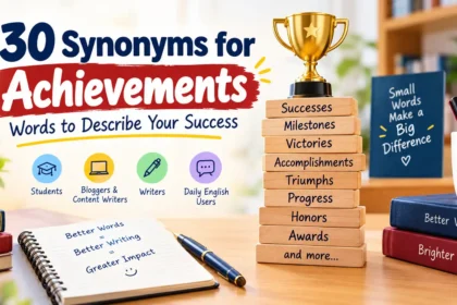 synonyms for achievements