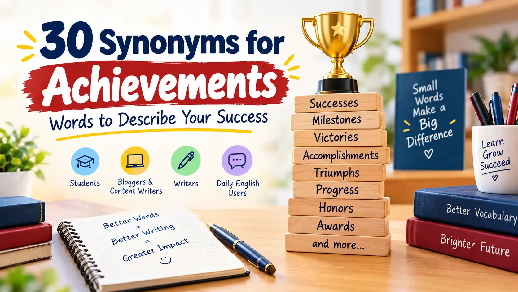 synonyms for achievements