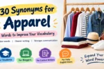 synonyms for apparel