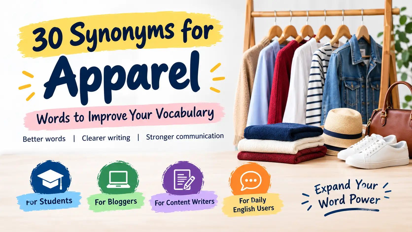 synonyms for apparel