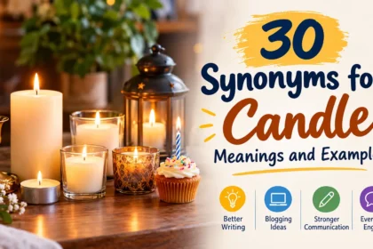 synonyms for candle