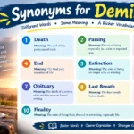 synonyms for demise