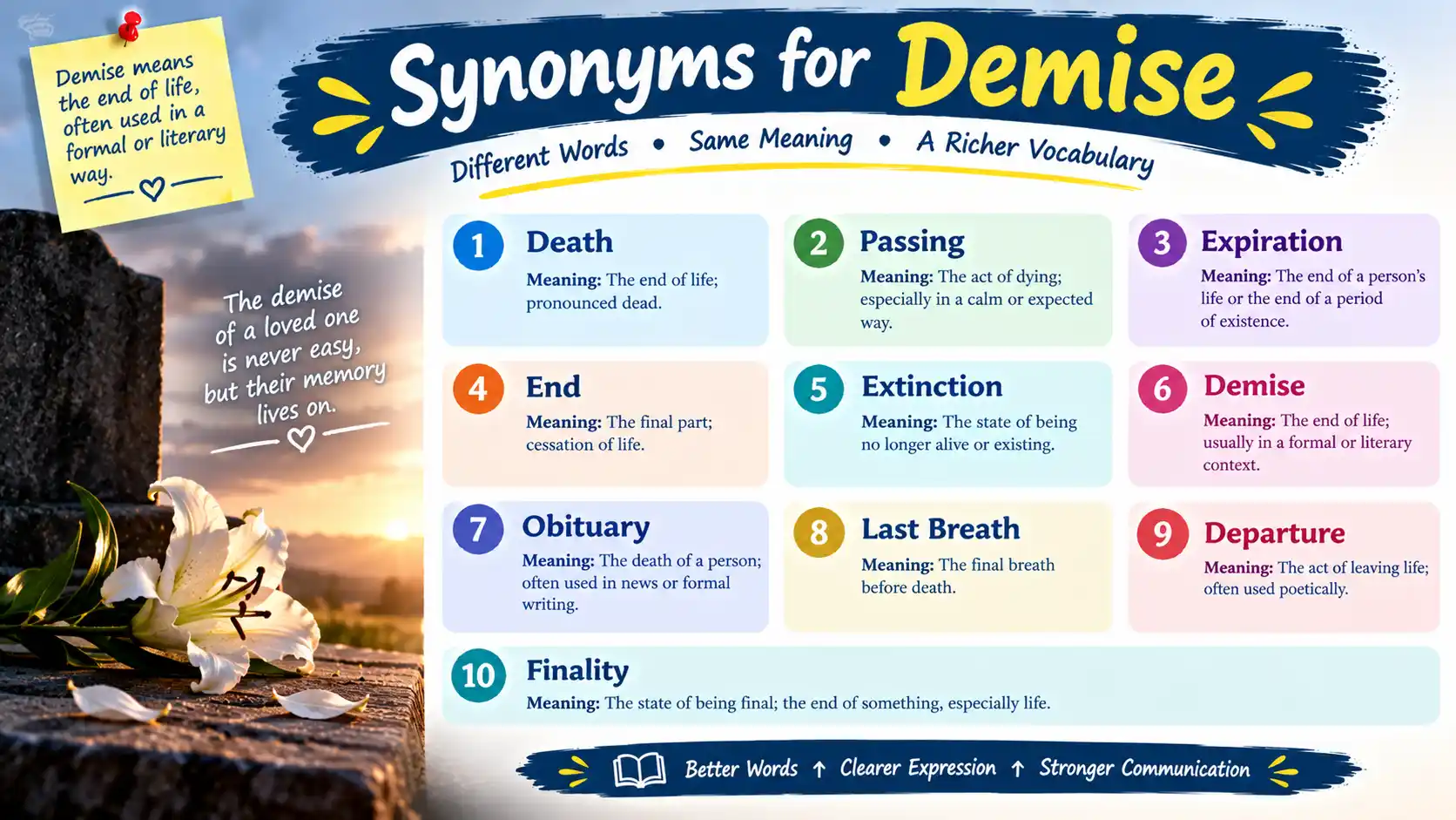 synonyms for demise
