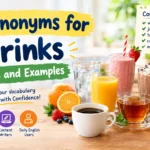 synonyms for drinks