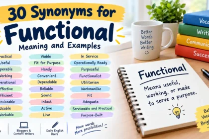 synonyms for functional