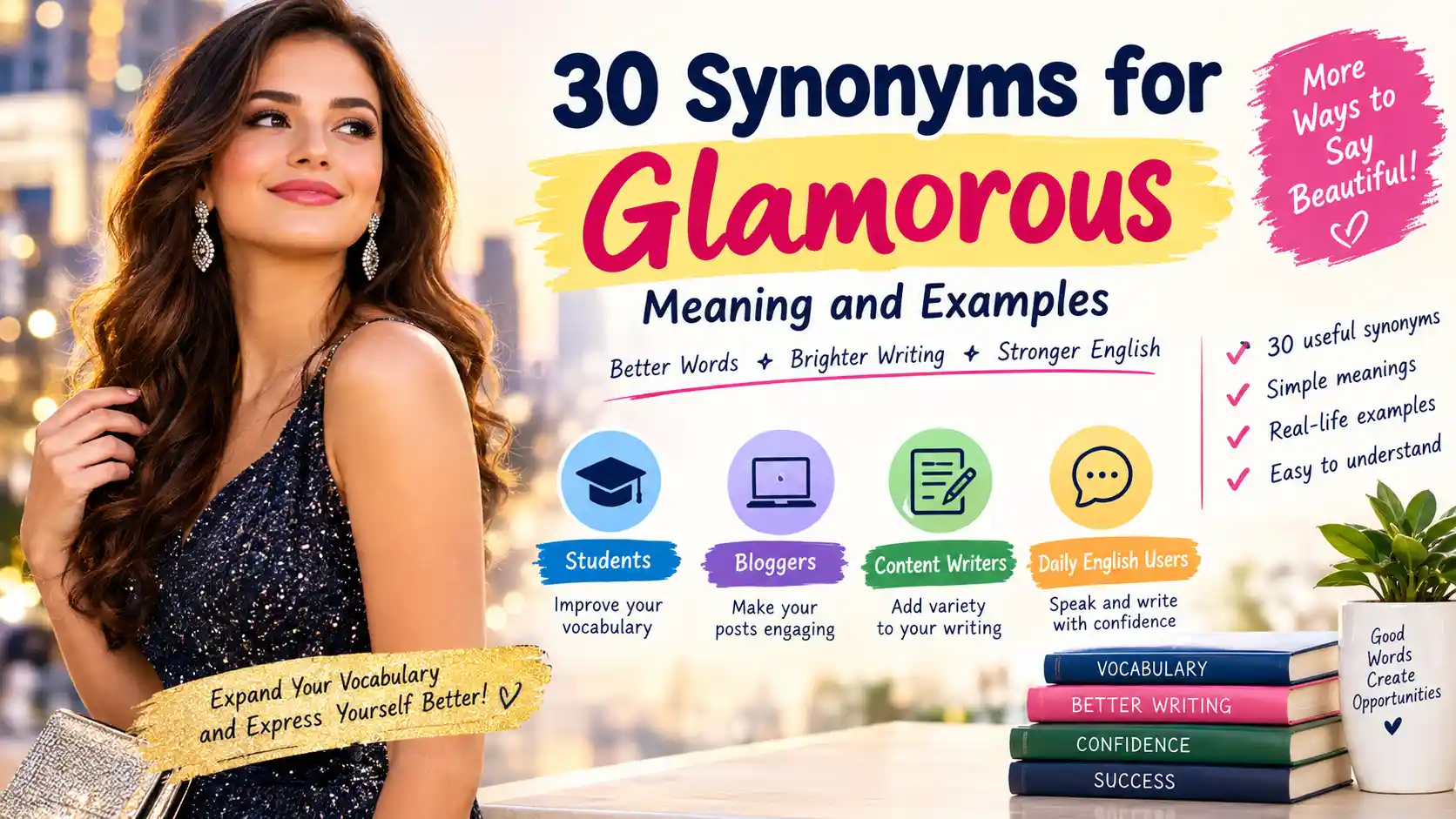 synonyms for glamorous