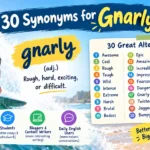synonyms for gnarly