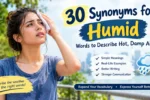 synonyms for humid