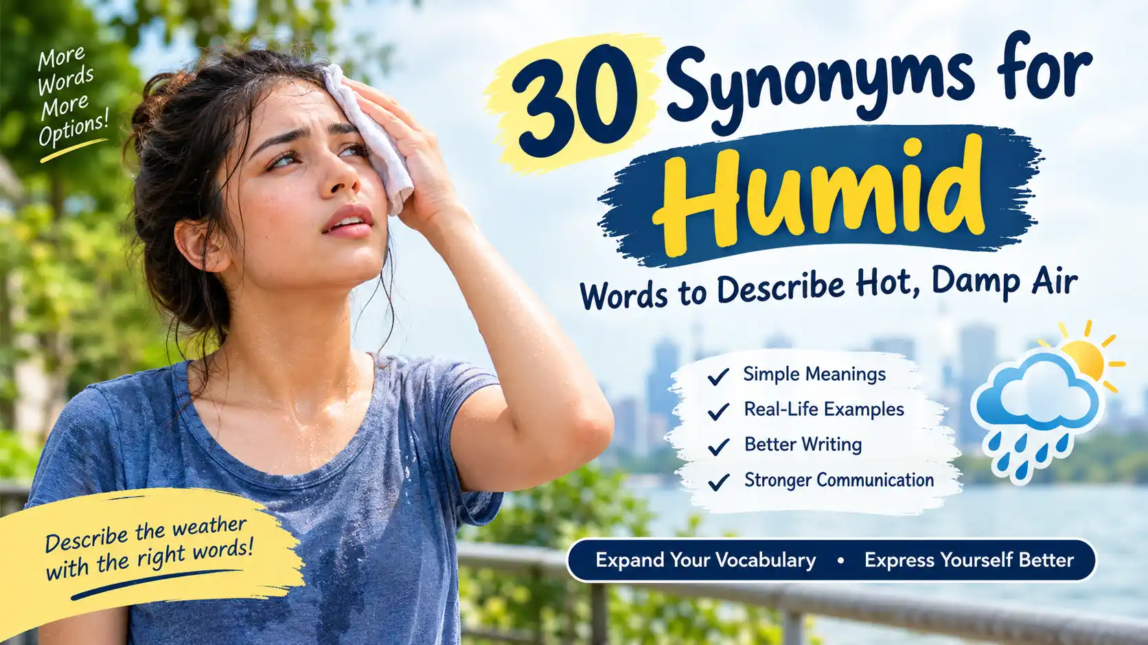 synonyms for humid
