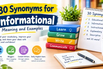 synonyms for informational