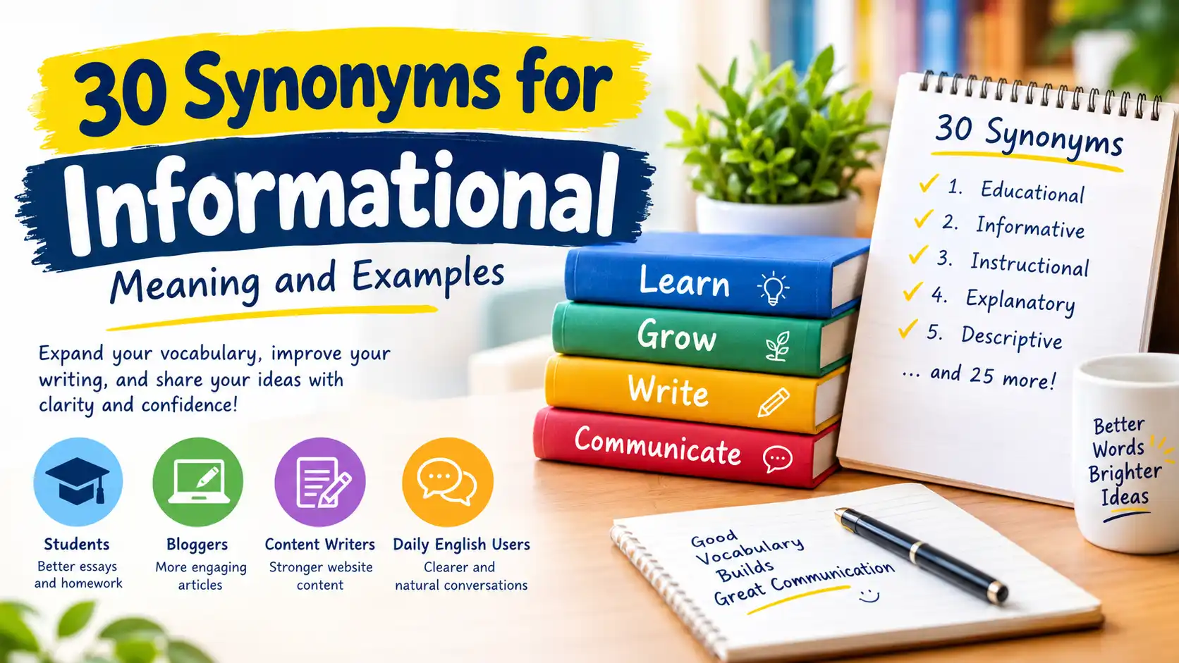 synonyms for informational