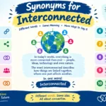 synonyms for interconnected