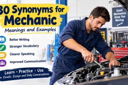 synonyms for mechanic
