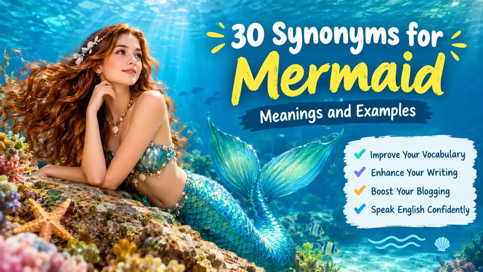 synonyms for mermaid