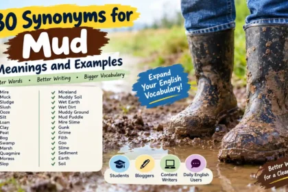 synonyms for mud