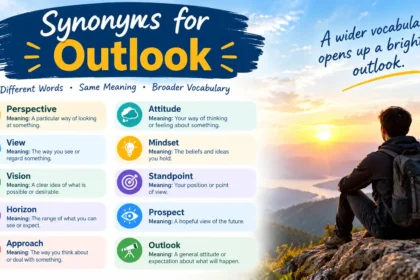 synonyms for outlook
