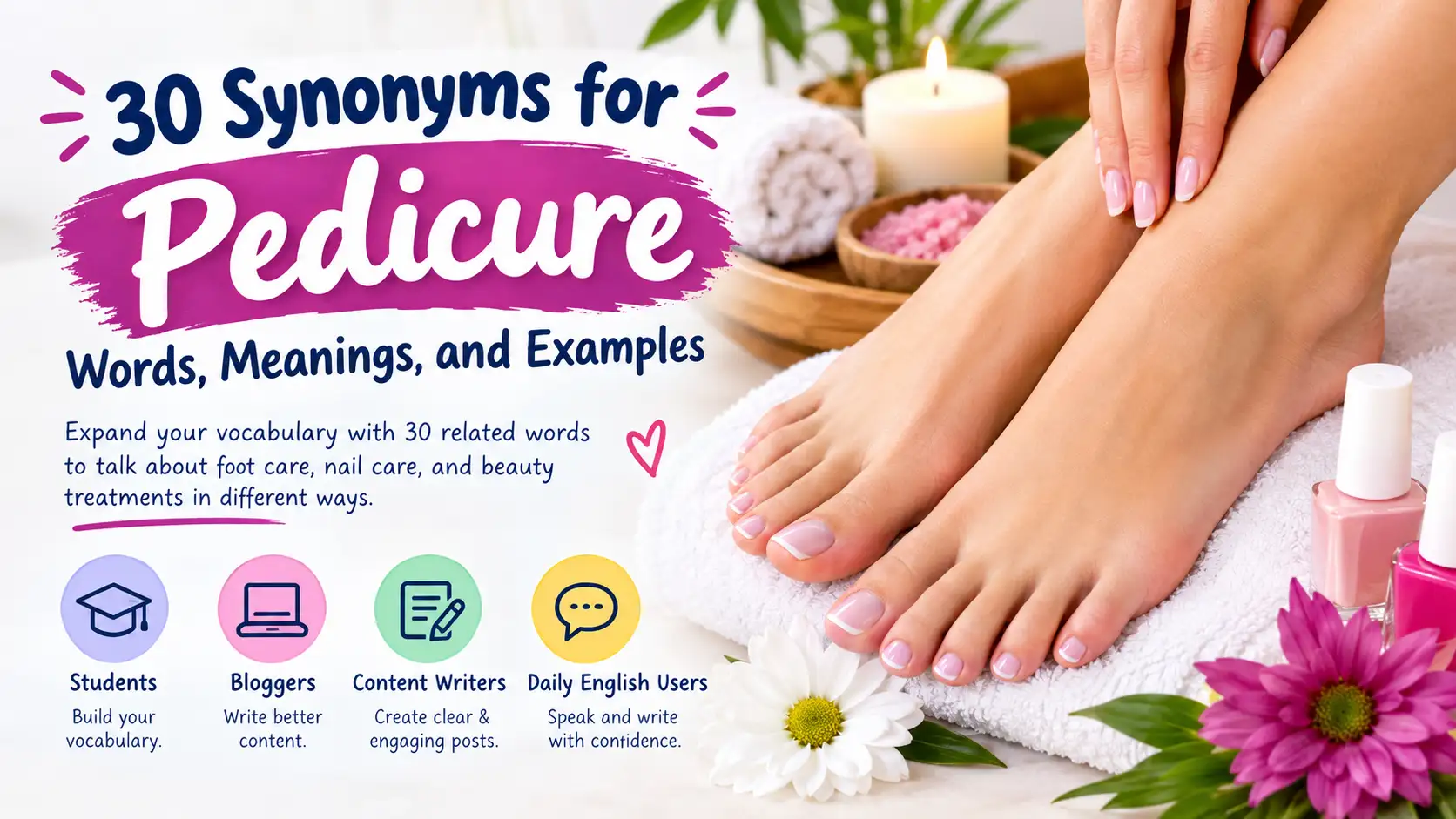 synonyms for pedicure