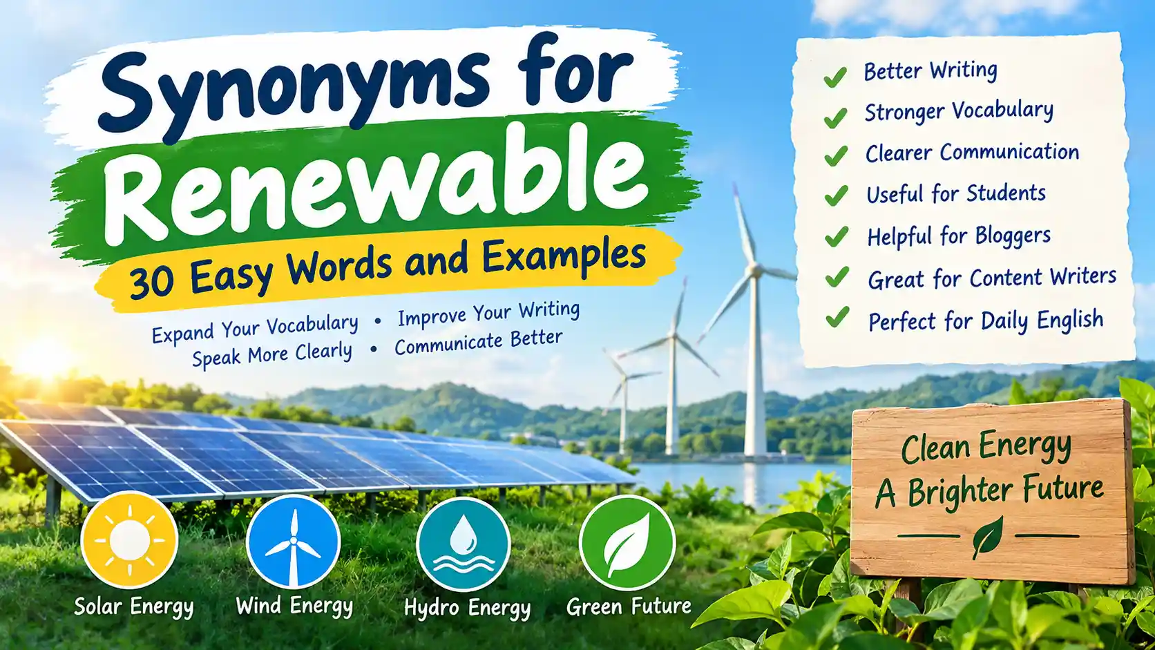 synonyms for renewable