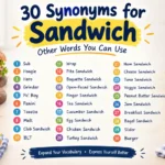 synonyms for sandwich