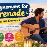 synonyms for serenade