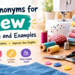synonyms for sew