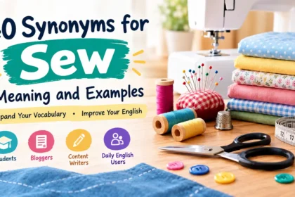 synonyms for sew