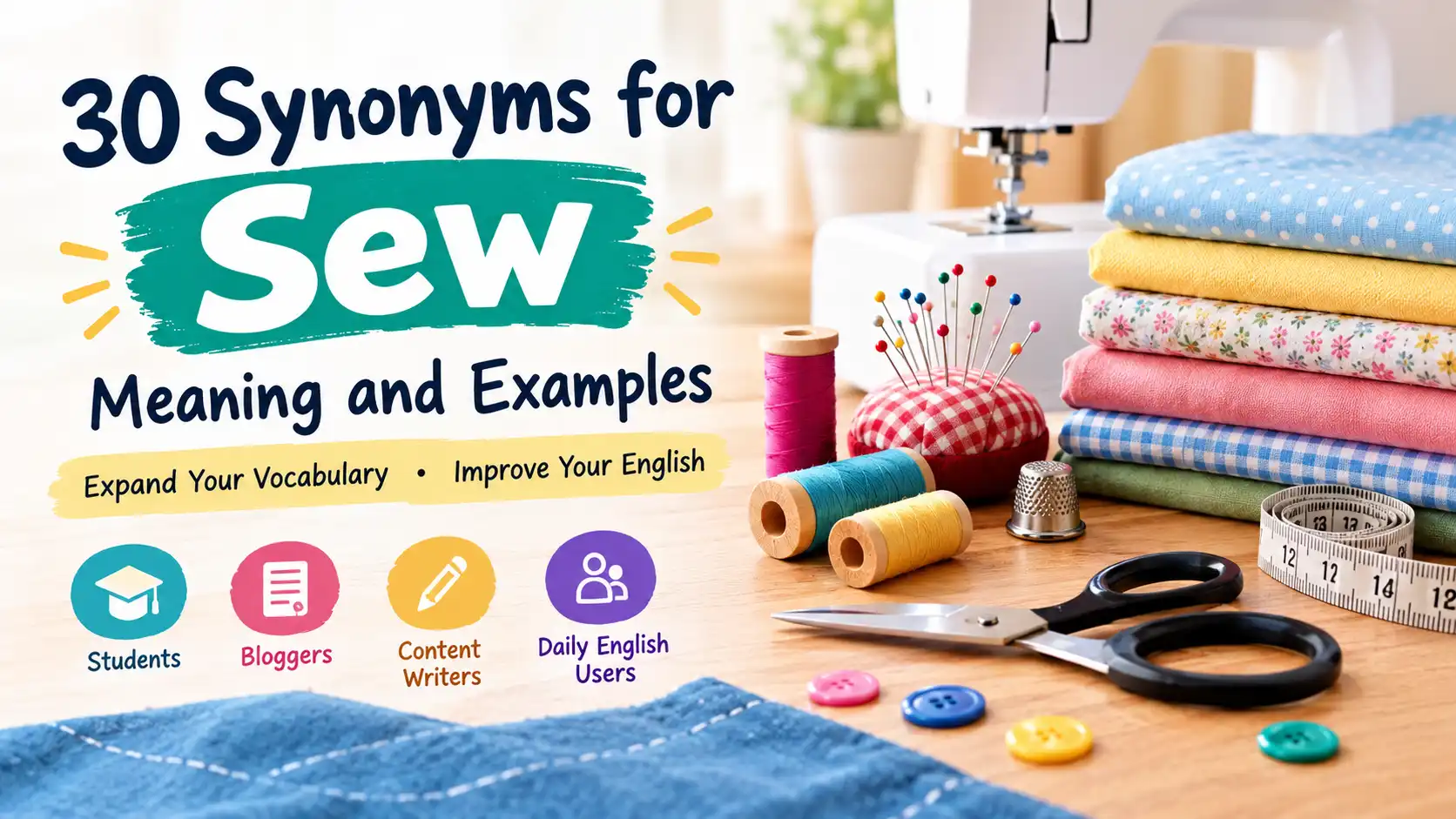 synonyms for sew
