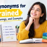 synonyms for trained